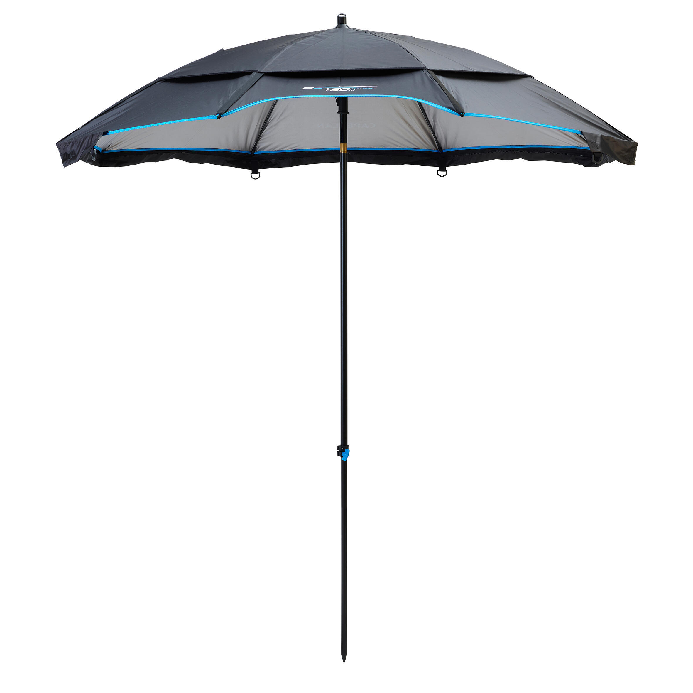 Рыболовный зонтик/зонт PF-U500 L Размах 1,8 м CAPERLAN, черный/темно-голубой