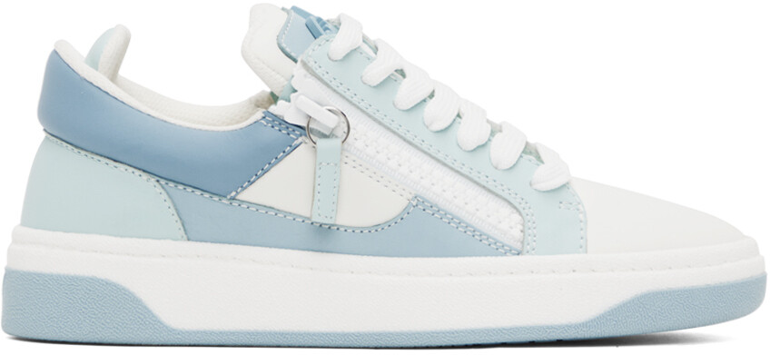

Бело-синие кроссовки Gz94 Giuseppe Zanotti
