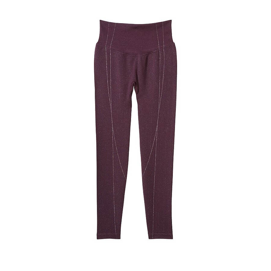 

Леггинсы Victoria's Secret Seamless Shimmer High-Rise, темно-бордовый
