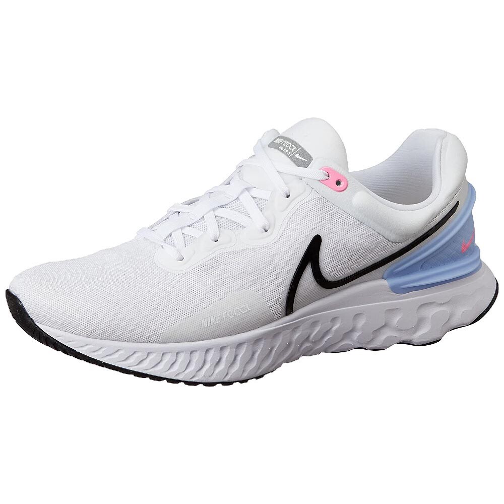 

Кроссовки Nike React Miler 3 Running, белый/черный/голубой