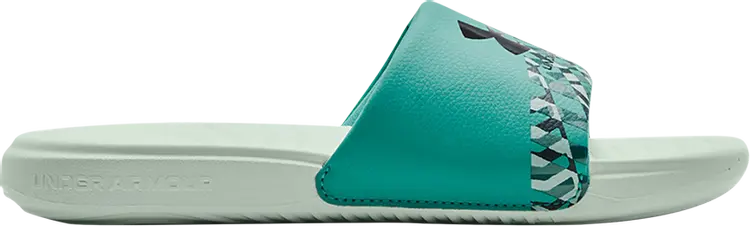 

Сандалии Under Armour Wmns Ansa Graphic Slide Sea Mist Neptune, синий