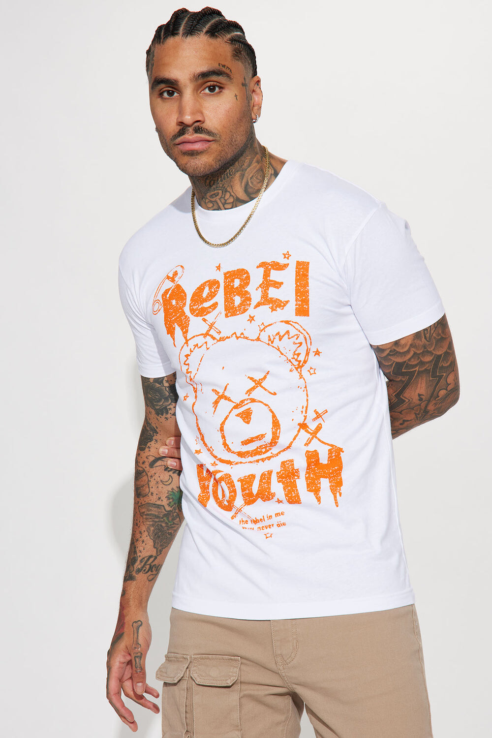 

Футболка Fashion Nova SPDN2281M, белый
