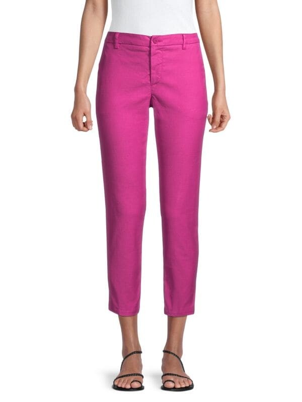 

Капри 120% Lino из смесовой льняной ткани, orchid