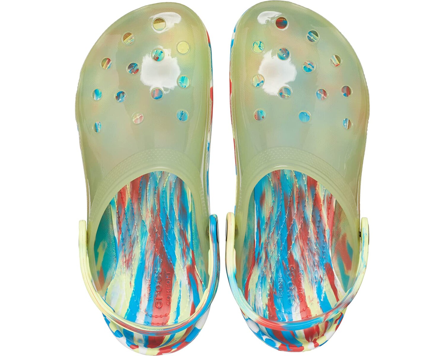 

Сабо Classic Translucent Clog Crocs, серый