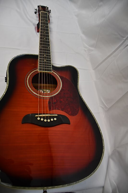 

Акустическая гитара Oscar Schmidt OG2CEFBC-A - Gloss Black Cherry