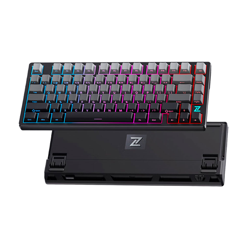 

Клавиатура игровая механическая беспроводная MCHOSE Z75S, Hyacinth, английская раскладка, серый