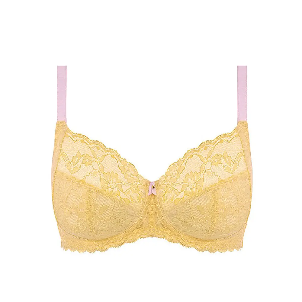 

Бюстгальтер на косточках Freya Offbeat Underwire Side Support, желтый/розовый