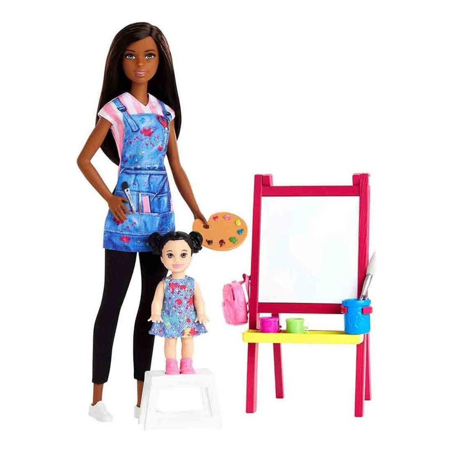 цена Игровой набор Barbie учитель рисования