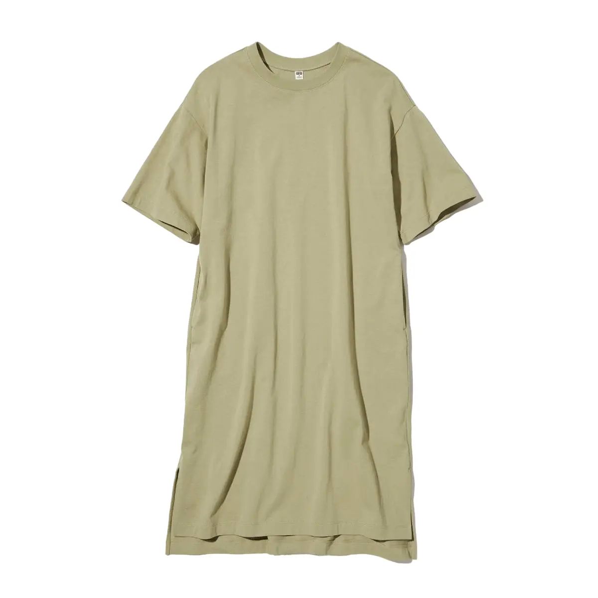 

Платье-футболка Uniqlo, зеленый