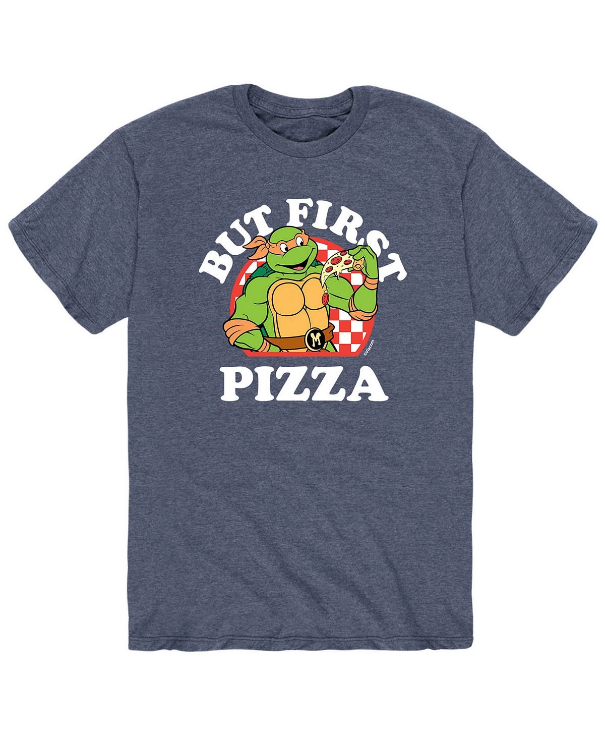 Мужская футболка с изображением черепашек-ниндзя «первая пицца» AIRWAVES, синий