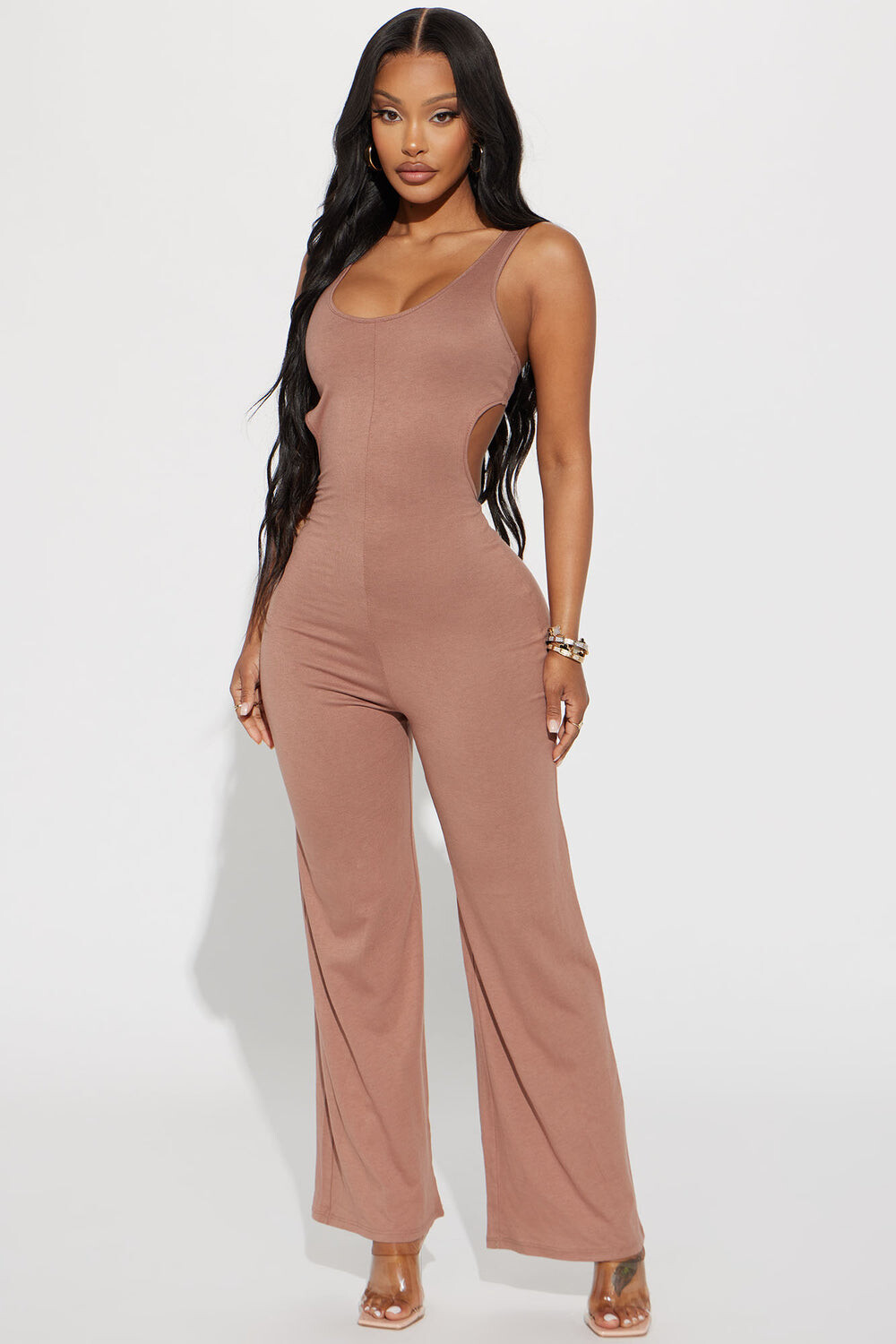 

Комбинезон Fashion Nova AR44622, серо-коричневый