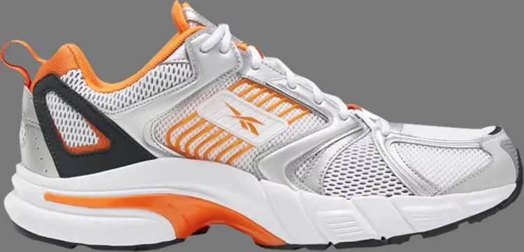 

Кроссовки premier 'white high vis orange' Reebok, белый