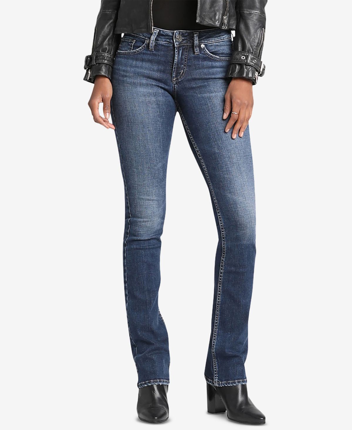 цена Узкие джинсы со средней посадкой suki bootcut Silver Jeans Co.