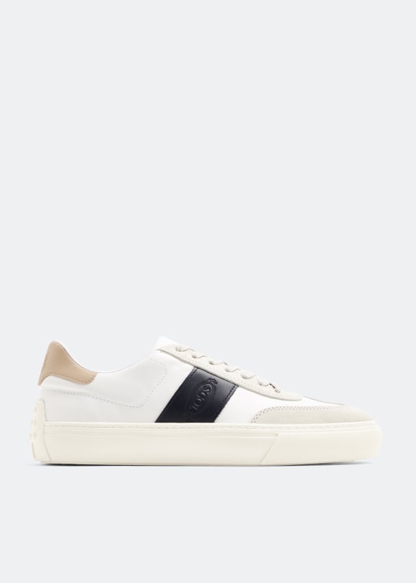 Кроссовки TOD'S Low-top leather sneakers, белый