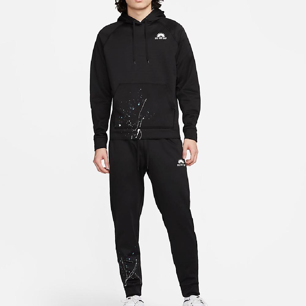 

Спортивные брюки Nike Therma-FIT Men's Fleece Fitness, черный/белый