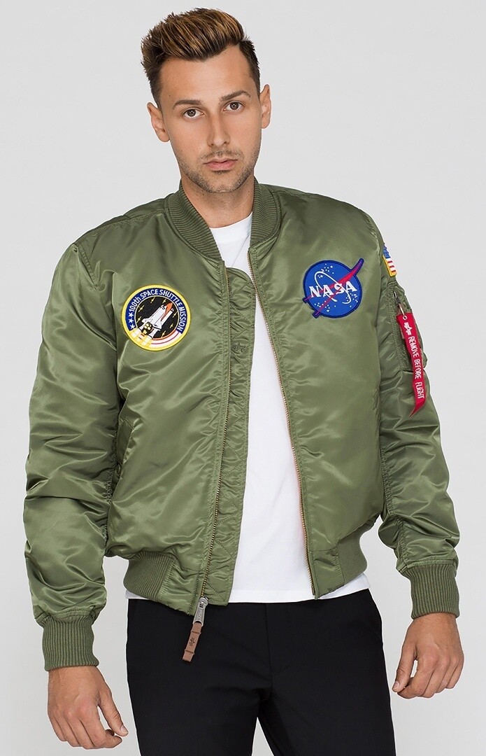 

Куртка Alpha Industries MA-1 VF NASA, оливковая