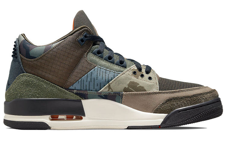 

Кроссовки Jordan 3 Ретро Пэчворк Камуфляж