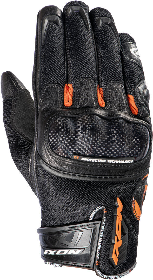 Перчатки Ixon Rs Rise Air, черно-оранжевые перчатки сибртех протектор трикотаж гелевое пвх m оранжевые