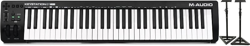 

M-Audio Keystation 61 MK3 61-клавишный контроллер клавиатуры в комплекте с Gator Frameworks GFW-SPK-SM50 Студийные подставки для мониторов Gator Frameworks + M-Audio GFW-SPK-SM50=1 KEYSTATION61MK3=1
