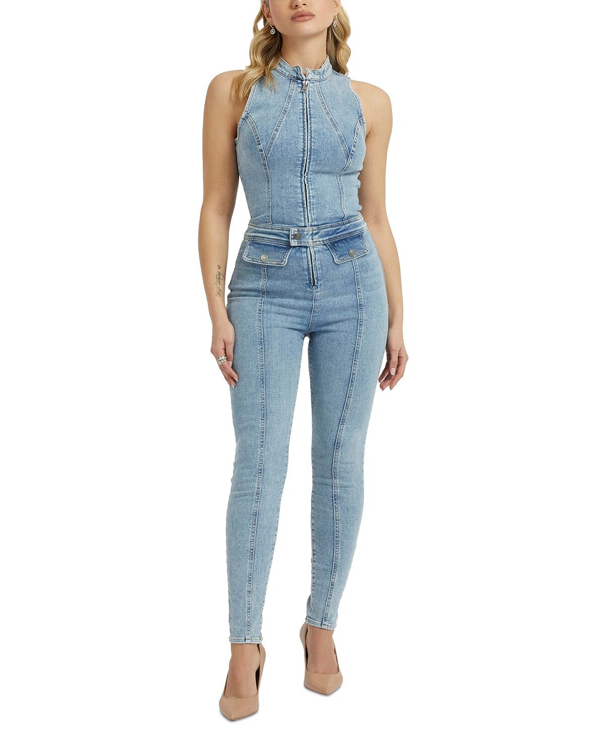 

Женский комбинезон без рукавов с молнией спереди Penny GUESS