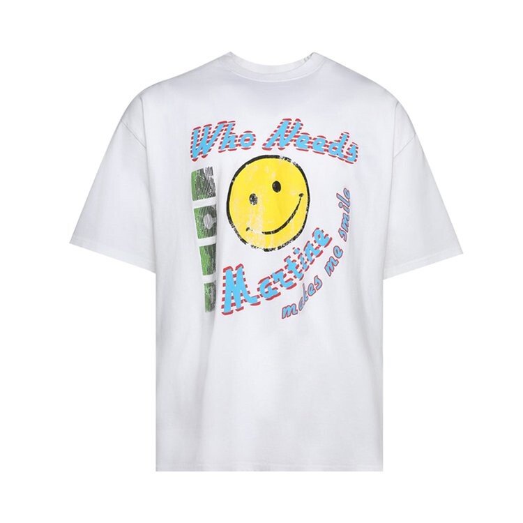 

Футболка Martine Rose Oversized T-Shirt 'White Acid', белый