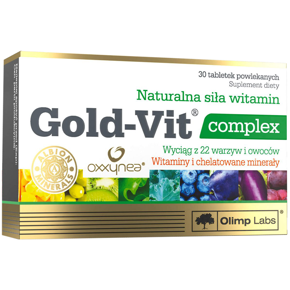 Olimp Gold-Vit Complex биологически активная добавка, 30 таблеток/1 упаковка olimp gold vit complex żelazo биологически активная добавка 20 таблеток игристое 1 упаковка