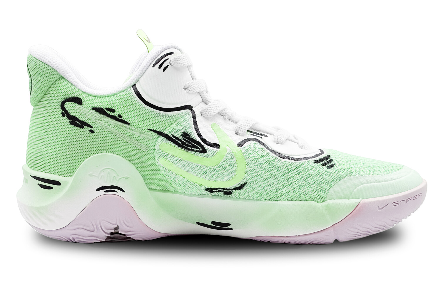 

Кроссовки Nike KD Trey 5 IX Vintage Basketball Shoes Unisex Mid-top Green, зеленый