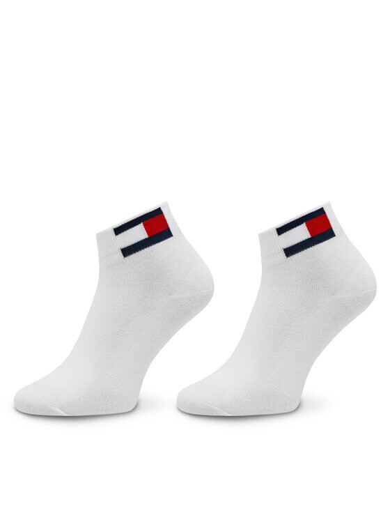 

Комплект из 2 низких носков унисекс Tommy Jeans, белый
