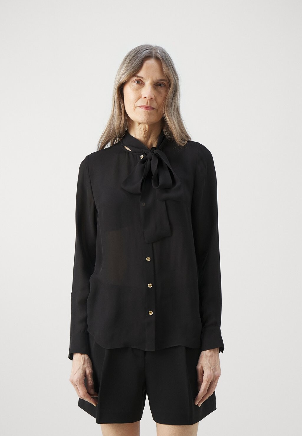 

Блузка-рубашка BOW BLOUSE MICHAEL Michael Kors, цвет black