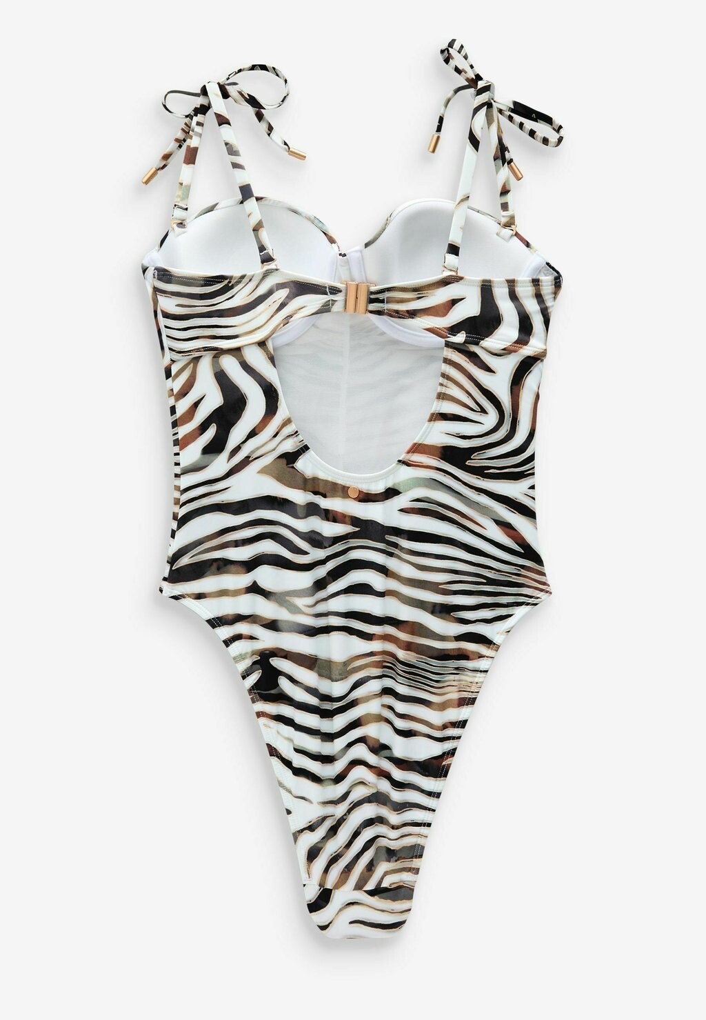 

Купальник PRINT CUPPED TUMMY CONTROL Mint Velvet, белый