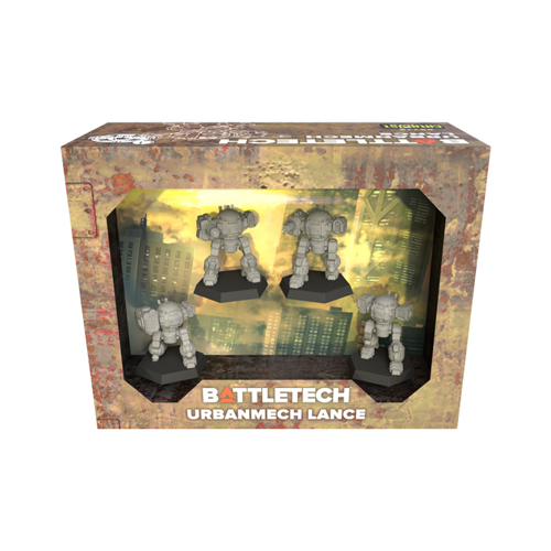 Фигурки Battletech: Urbanmech Lance Force Pack battletech flashpoint