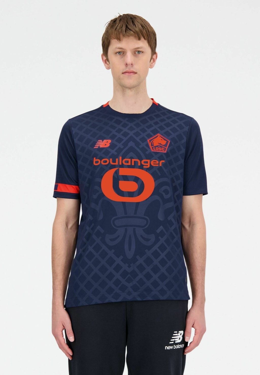 

Футболка с принтом Lille Losc Third Short Sleeve New Balance, синий