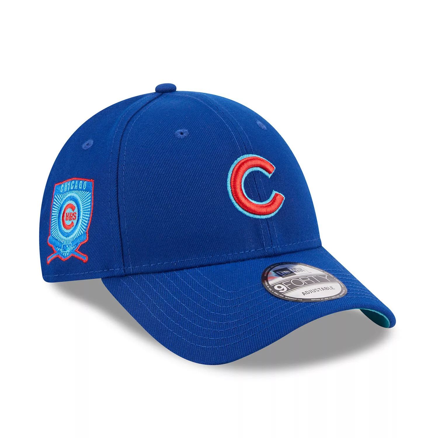 

Мужская регулируемая кепка New Era Royal Chicago Cubs 2023 MLB Father's Day 9FORTY