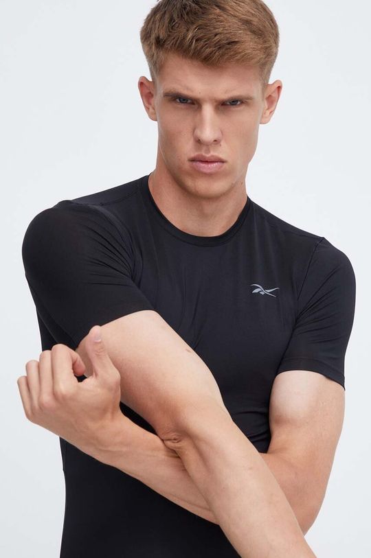 Компрессионная тренировочная рубашка Reebok, черный