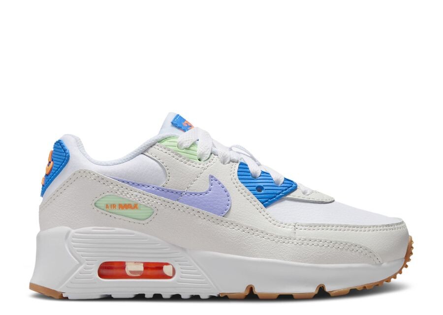 

Кроссовки Nike Air Max 90 Leather Ps 'White Purple Pulse', белый