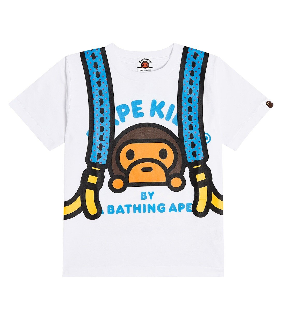 

Футболка Baby Milo из хлопкового джерси BAPE, белый