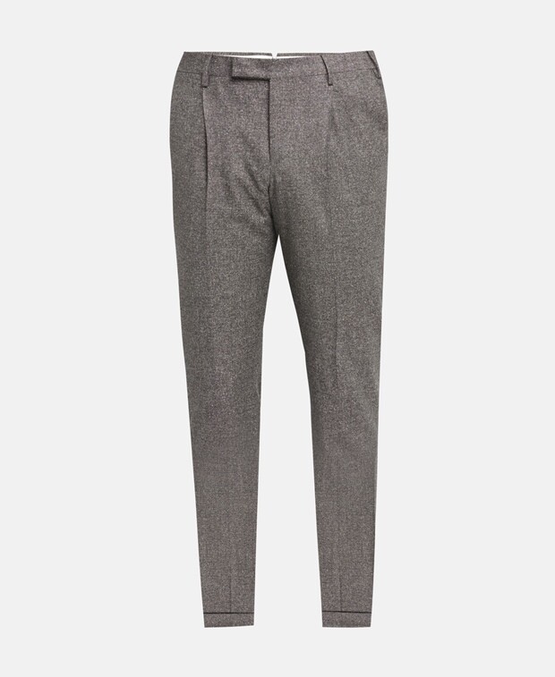 

Шерстяные брюки PT Torino, цвет Medium Grey
