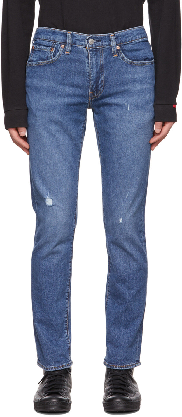 

Синие зауженные джинсы 511 Levi's