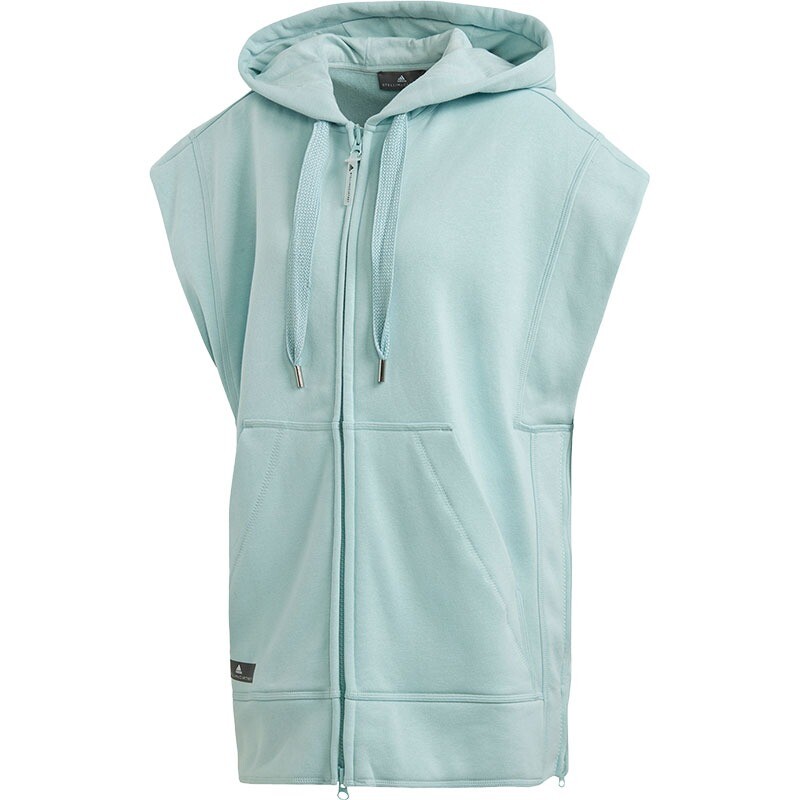 

Куртка Adidas By Stella Mccartney Sports Hooded Sleeveless, пастельно-зеленый