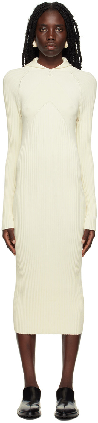 

Платье миди с капюшоном Off-White Jil Sander