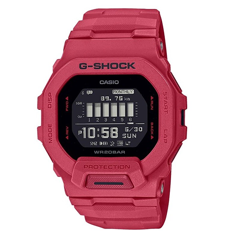

Умные часы Casio GBD-200RD-4JF, красный