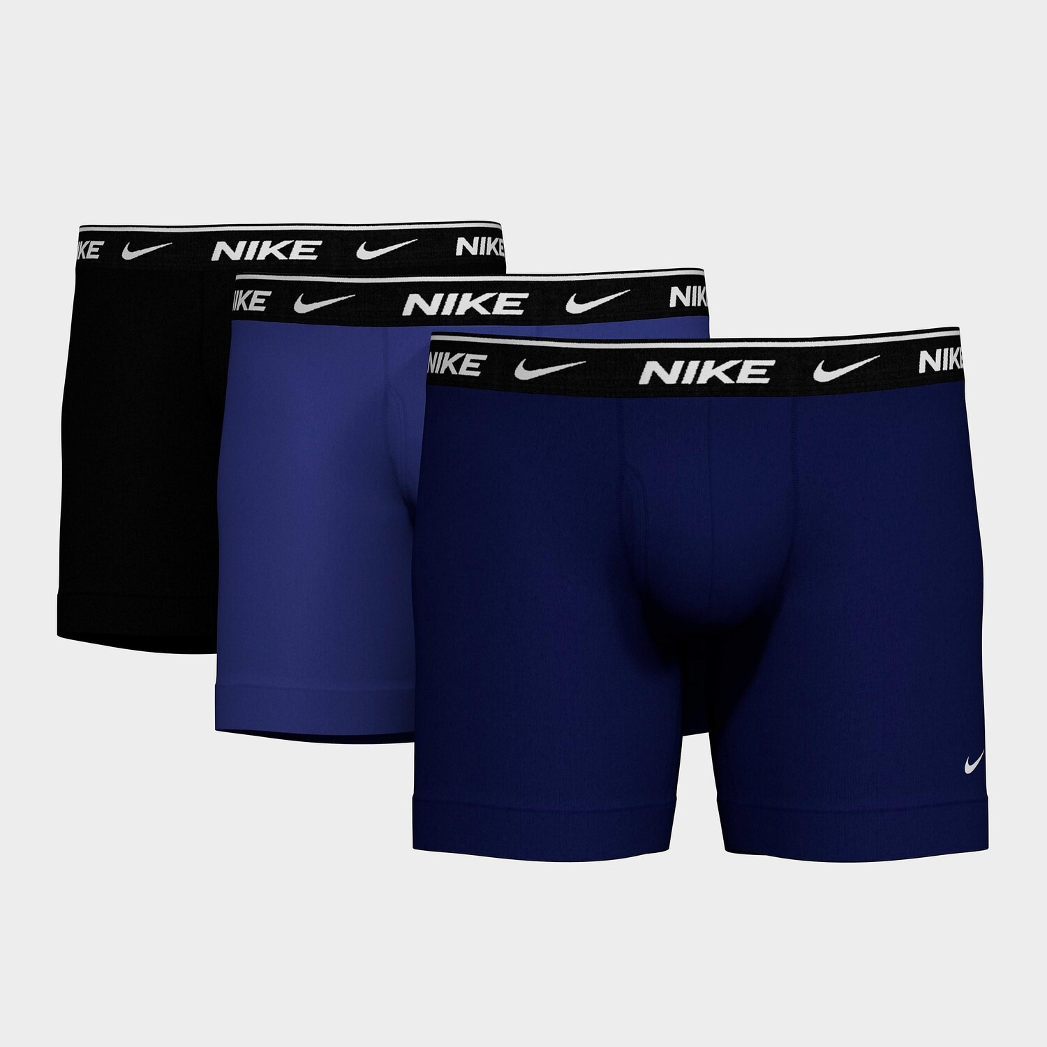 

Мужские трусы-боксеры Nike Cotton 3 Pack, темно-синий