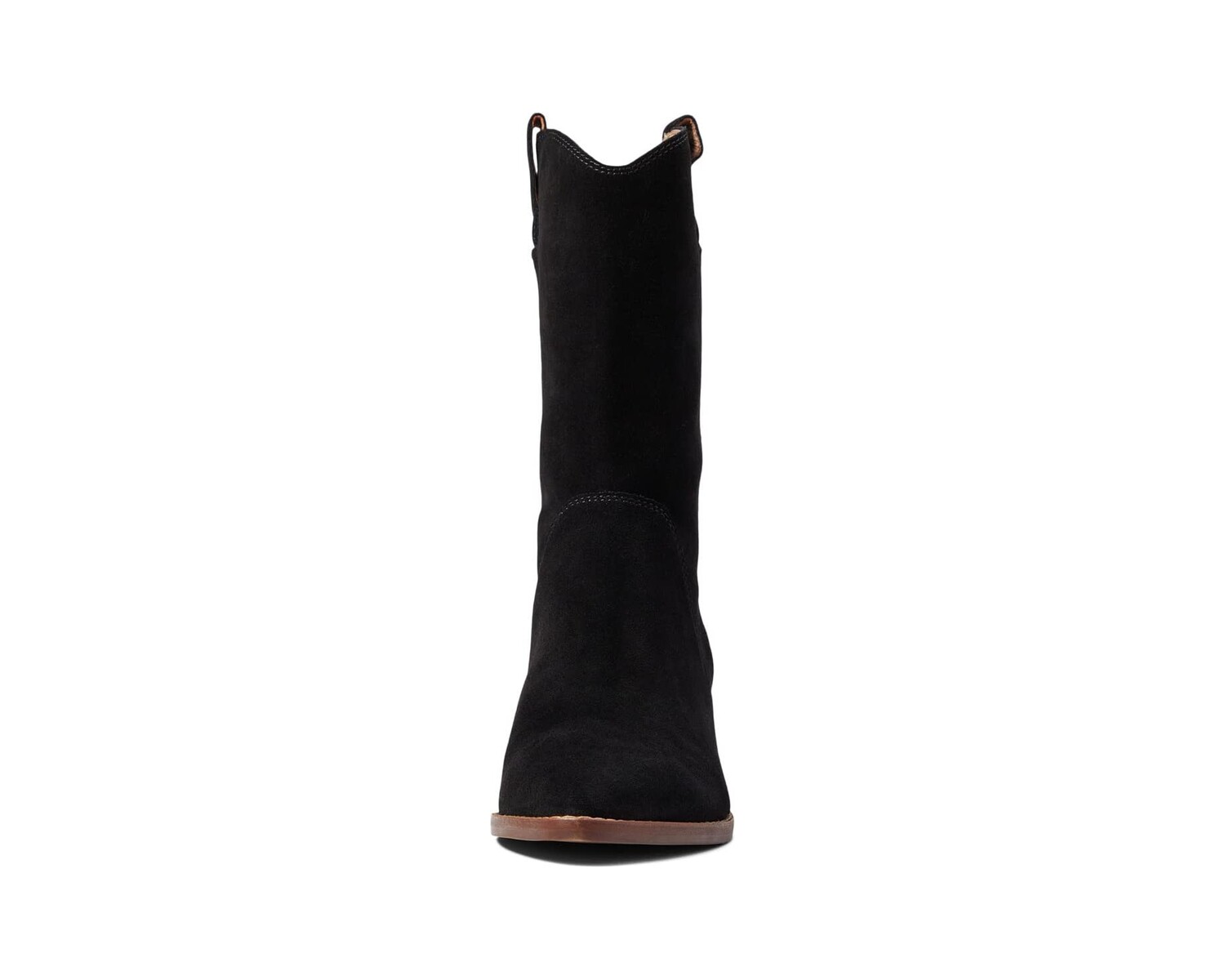 

Ботинки The Cassity Tall Western Boot in Suede Madewell, черный