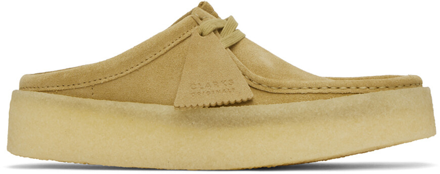 

Бежевые лоферы Wallabee Cup Lo Clarks Originals