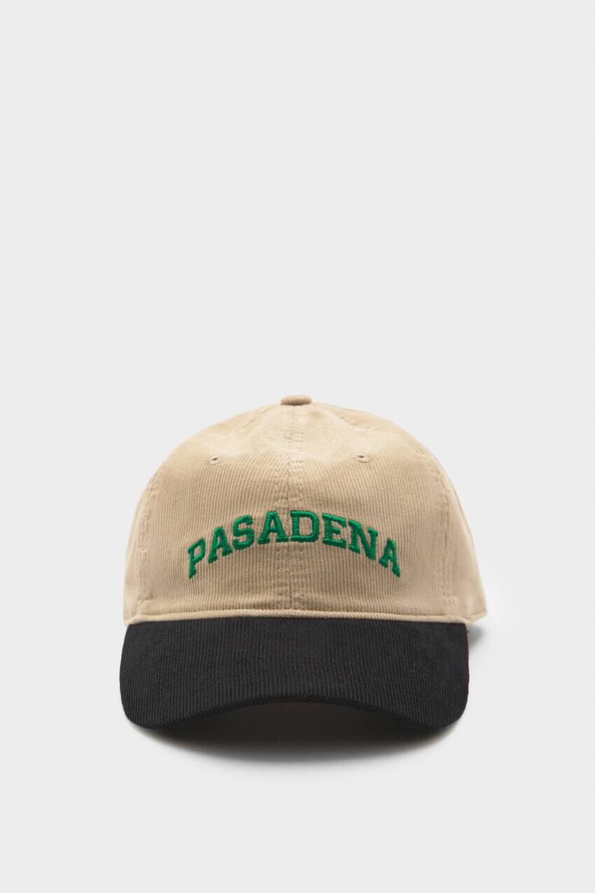 

Вельветовая кепка Pasadena Pull&Bear