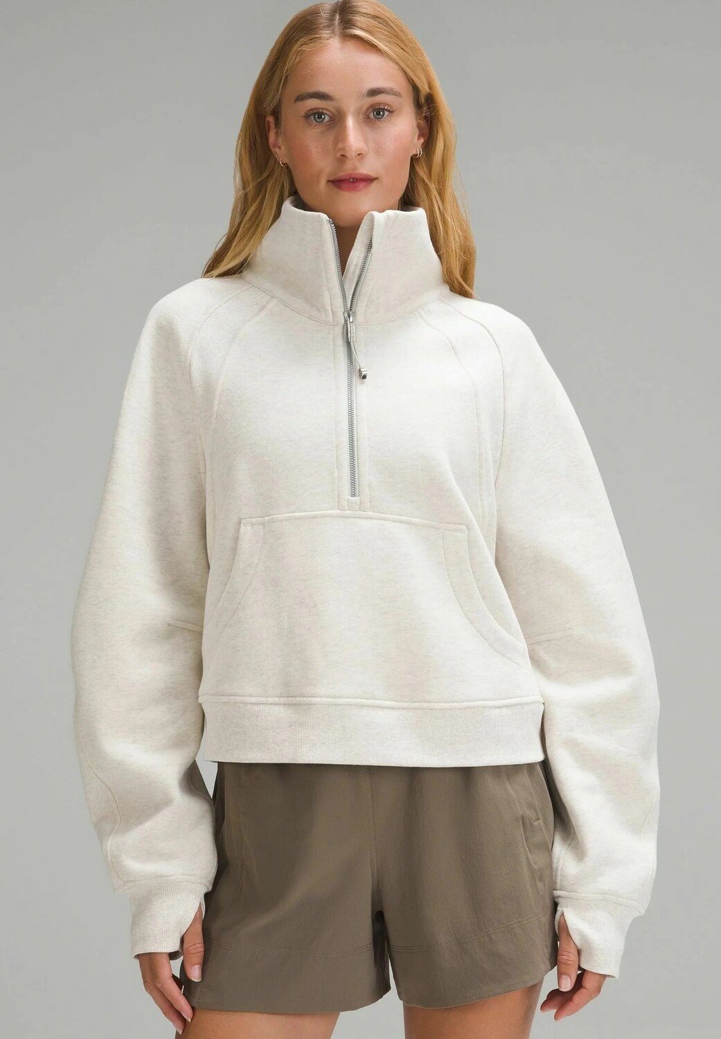 

Толстовка Lululemon Funnel Neck, белый