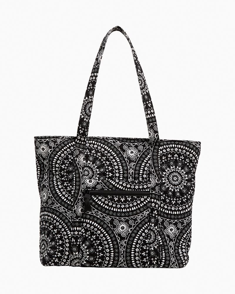 

Сумка-тоут Vera Bradley Cotton Women's, черный/белый