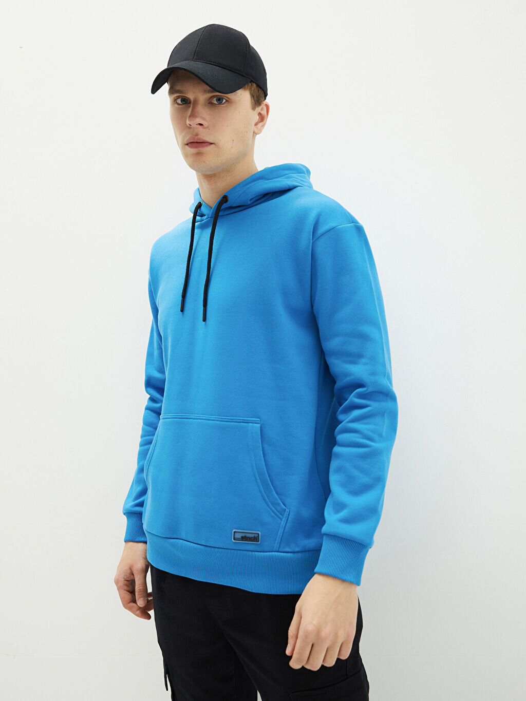 

Мужская толстовка с капюшоном и длинным рукавом LCW Casual