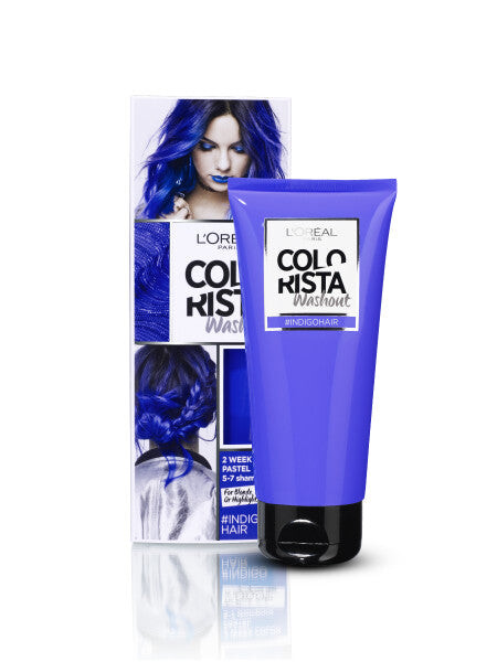 

L'Oreal Paris Смываемая краска для волос Colorista Washout #INDIGHAIR