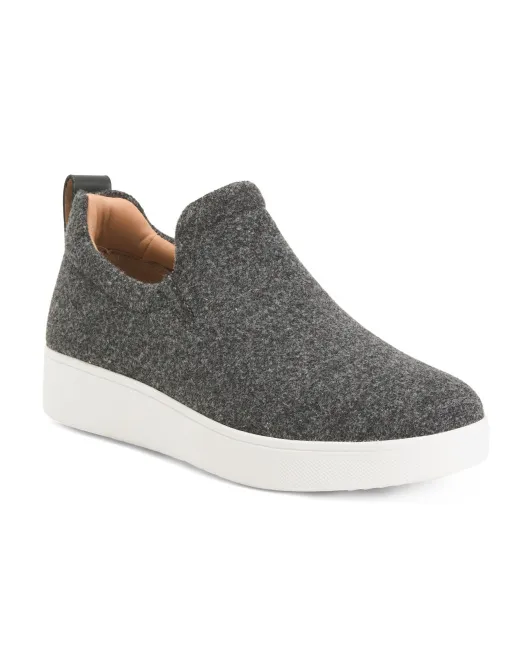 

Кроссовки без шнуровки из фетра Rally Fitflop, цвет Pewter